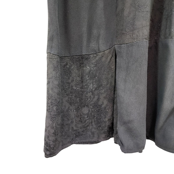 Cachaca Women's 100% Rayon Lace Patchwork Maxi Skirt - L - Picture 3 of 7